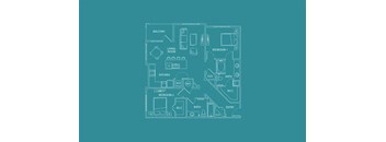 an illustration of a blueprint of a floor plan of a house
