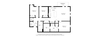 a floor plan of a house with an open floor plan