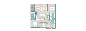 a floor plan of a house with different floors