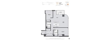 a floor plan of a room with rows of wall tiles