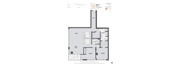 the floor plan of the apartments