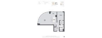 a floor plan of a bedroom apartment