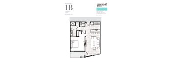 a typical floor plan of a bedroom apartment