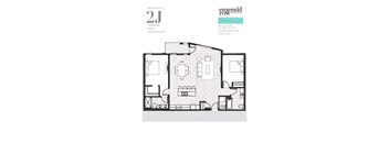a floor plan of a modern apartment