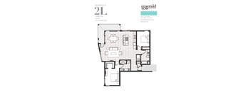 floor plan of the second level of the condo