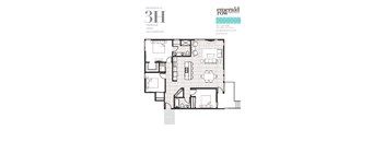 the floor plan of the condo