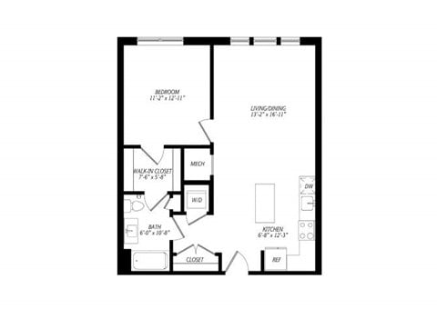 a floor plan of a building with lines and numbers on it