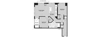 a schematic of a floor plan of a house