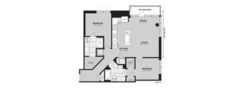floor plan  1 bedroom apartment  the residences at sawmill estates