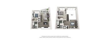2 bedroom floor plan  the residences at sawmill estates apartment homes
