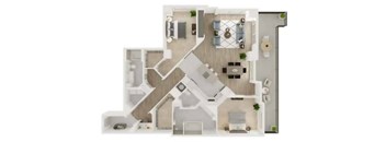 hematichematichematic diagram of a 3d floor plan of a house