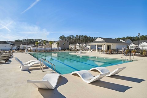 the swimming pool at our apartments