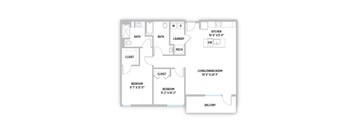 an image of a floor plan of a house