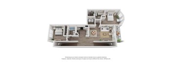 3 bedroom floor plan  the residences atmask