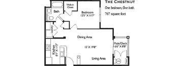 floor plan photo of the retreat at vista lake