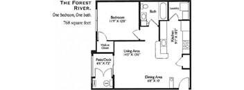 floor plan photo of the retreat at vista lake