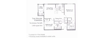 floor plan of the salem common