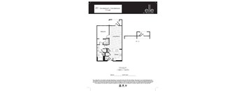 a1  one bedroom  one bathroom  floor plan  380 sq ft