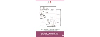 a schematic of a coral vista floor plan
