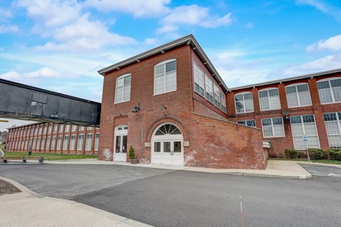 exterior brick building