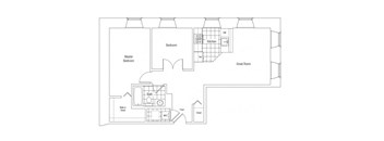 this is the floor plan of the apartment