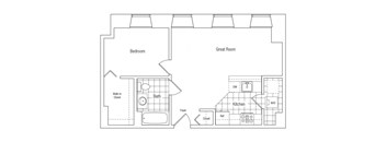 our floor plan of the apartments