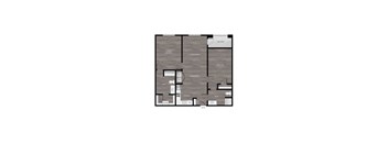 A floor plan of a house with labeled rooms.