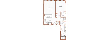 One Bedroom Floor Plan