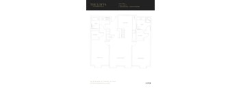 A floor plan for a property called The Lofts.