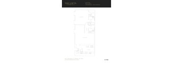 A floor plan for a property named The Lofts.