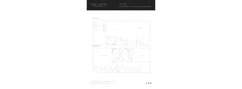 A floor plan for a townhome with two bedrooms and two bathrooms.