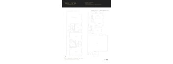 Floor plan of apartment at The Lofts at Harmony Wells.