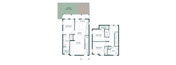 a blueprint of a floor plan of a house