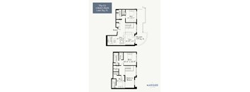 A floor plan for a C2 3 Bed/3 Bath apartment is shown.