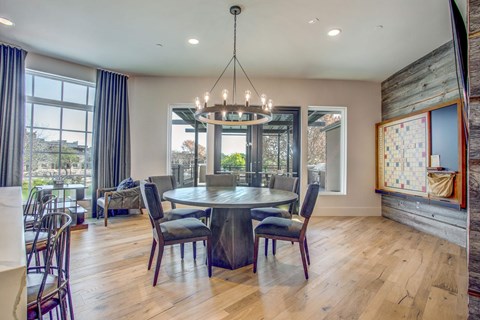 Spacious Resident Clubhouse at Midway Urban Village in Farmers Branch Texas