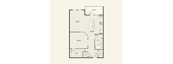 A black and white image of a house floor plan.