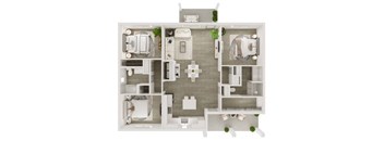 2 bedroom floor plan  the residences at sawmill estates apartments in