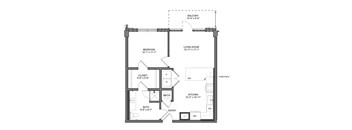 a floor plan of a house with a cat sitting on top of it
