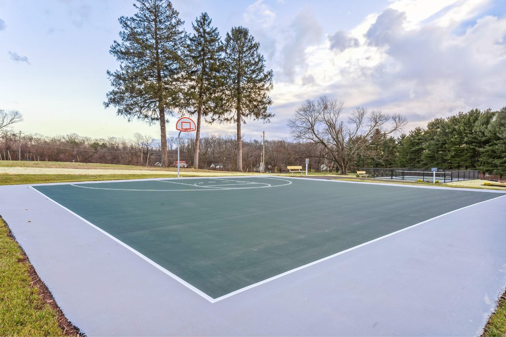Outdoor Sports Courts including Basketball