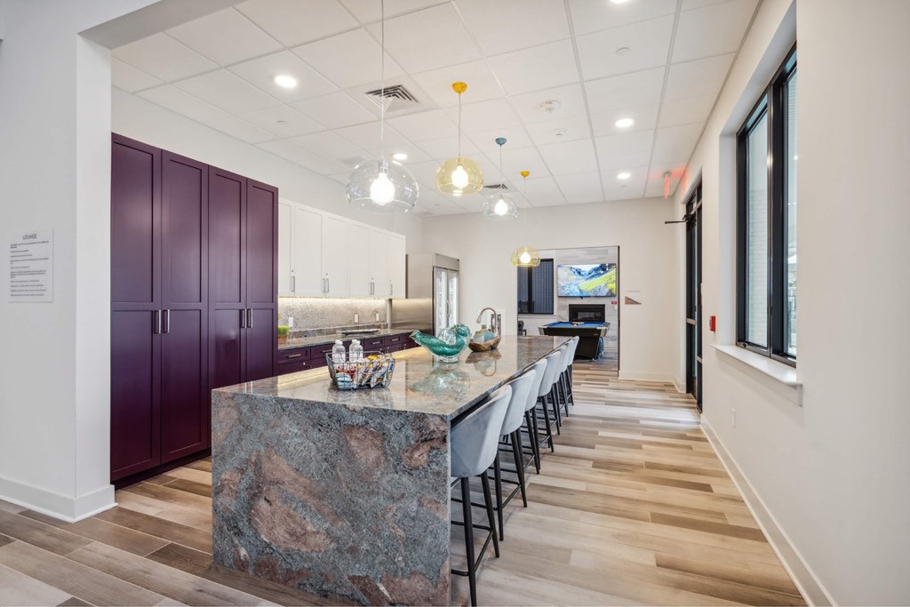 Resident Kitchen and Game Room 