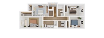 A series of images showing different rooms of a house.