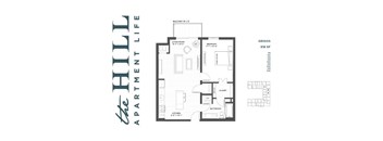 A floor plan for apartment life at The Junction.