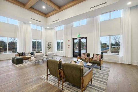the preserve at gateway living room with couches and chairs