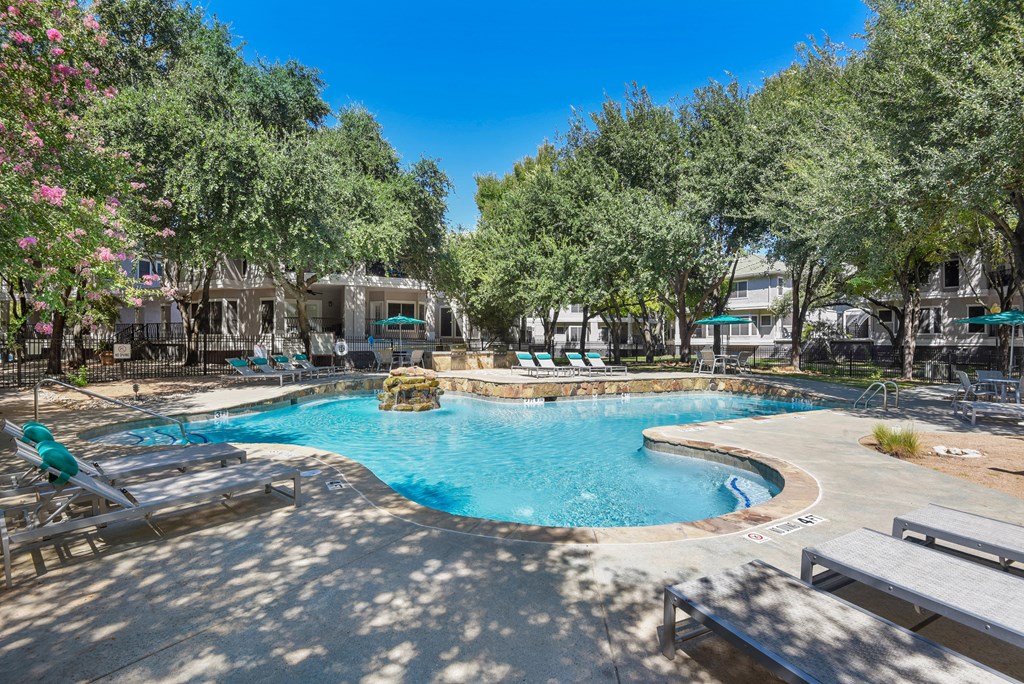 take a dip in our resort style pool