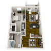 Tranquility Tranquility One Bedroom One Bathroom Floor Plan
