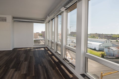 Unfurnished Living Area at The Landing at 1001 NP, Fargo, North Dakota 58102