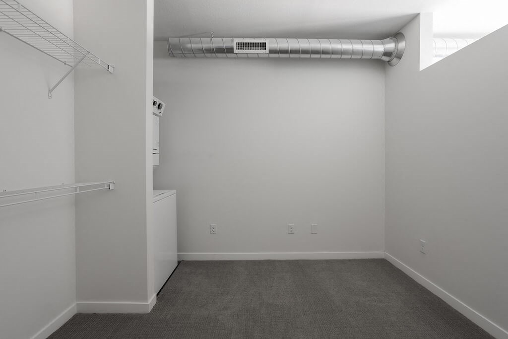 Closet at The Landing at 1001 NP, Fargo, North Dakota, 58102