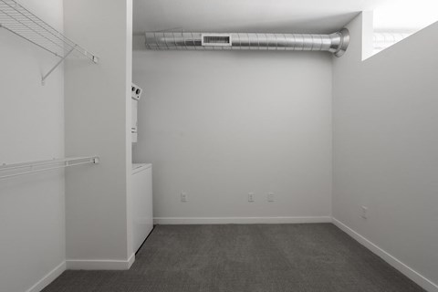 Closet at The Landing at 1001 NP, Fargo, North Dakota, 58102