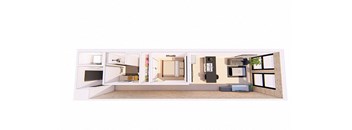 1 Bedroom 1 Bathroom Floor plan at Bostad Apartments, Fargo, ND, 58102