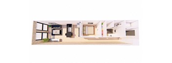 1 Bedroom A 1 Bathroom Floor plan at Bostad Apartments, Fargo, ND 58102